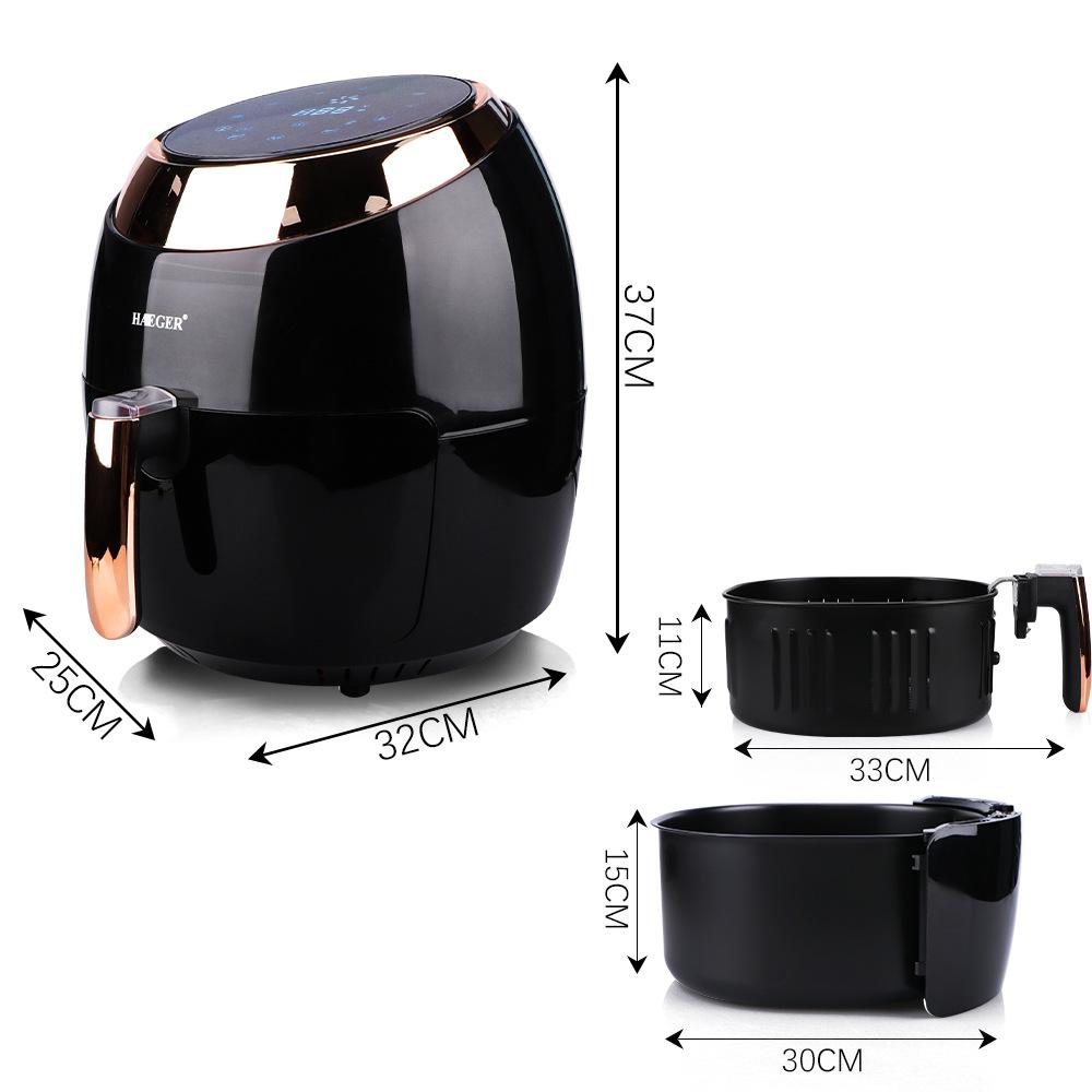 Home Kitchen Appliances General Electric 6.8L Deep Air Fryer Oven Oil Free Smart Chips Multi-Function Multicooker