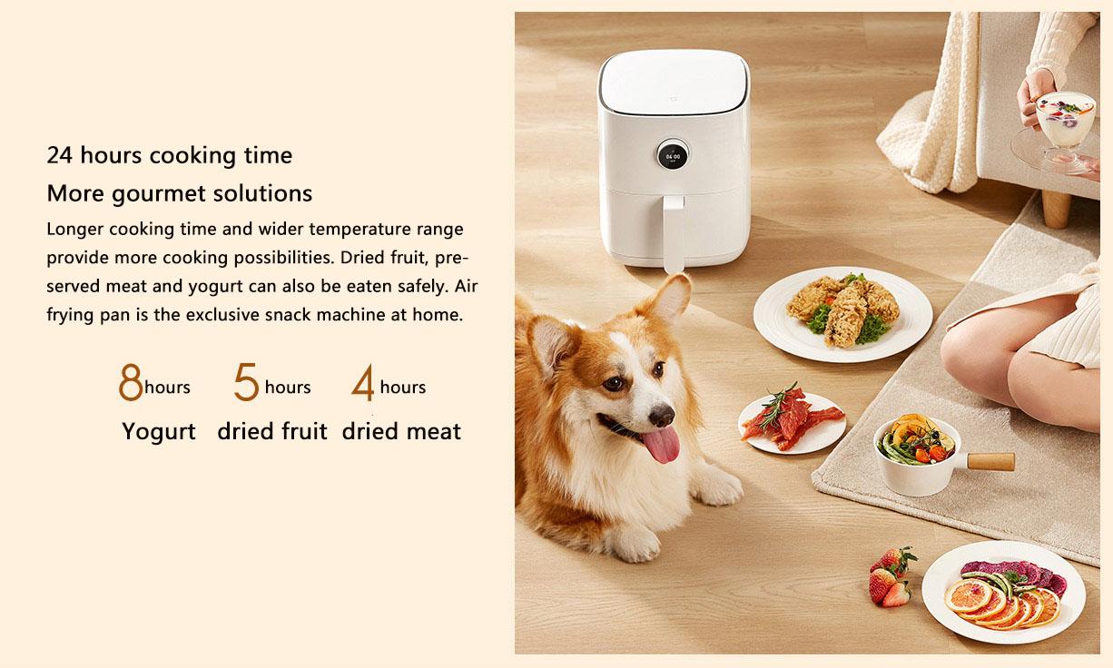 Xiaomi Mijia MAF01 Intelligent Air Fryer 3.5L Smart Air Fryer Oven Without Oil for Baking Roasting Dehydrating Support Mijia App