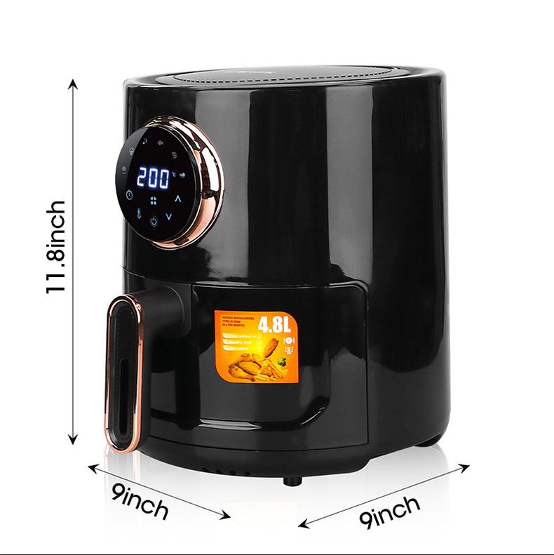 4.8L Multicooker Cooking Appliances Deep Fryer Electric Oven Air fryer Without Oil Non-stick Frying Pan AirFryer Accessories