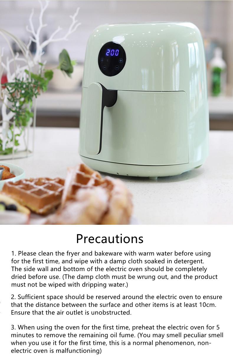 JAS0044 British Mocca Air Fryer Household Large Capacity Automatic Multi-function Oil-free Electric Fryer Smart Fries Machine