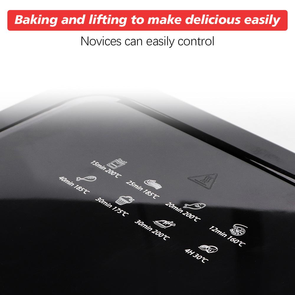 Multifunctional 12L oil-free Air Fryer without oil electric oven Dehydrator Convection Oven Presets Fry Roast Kitchen Appliances