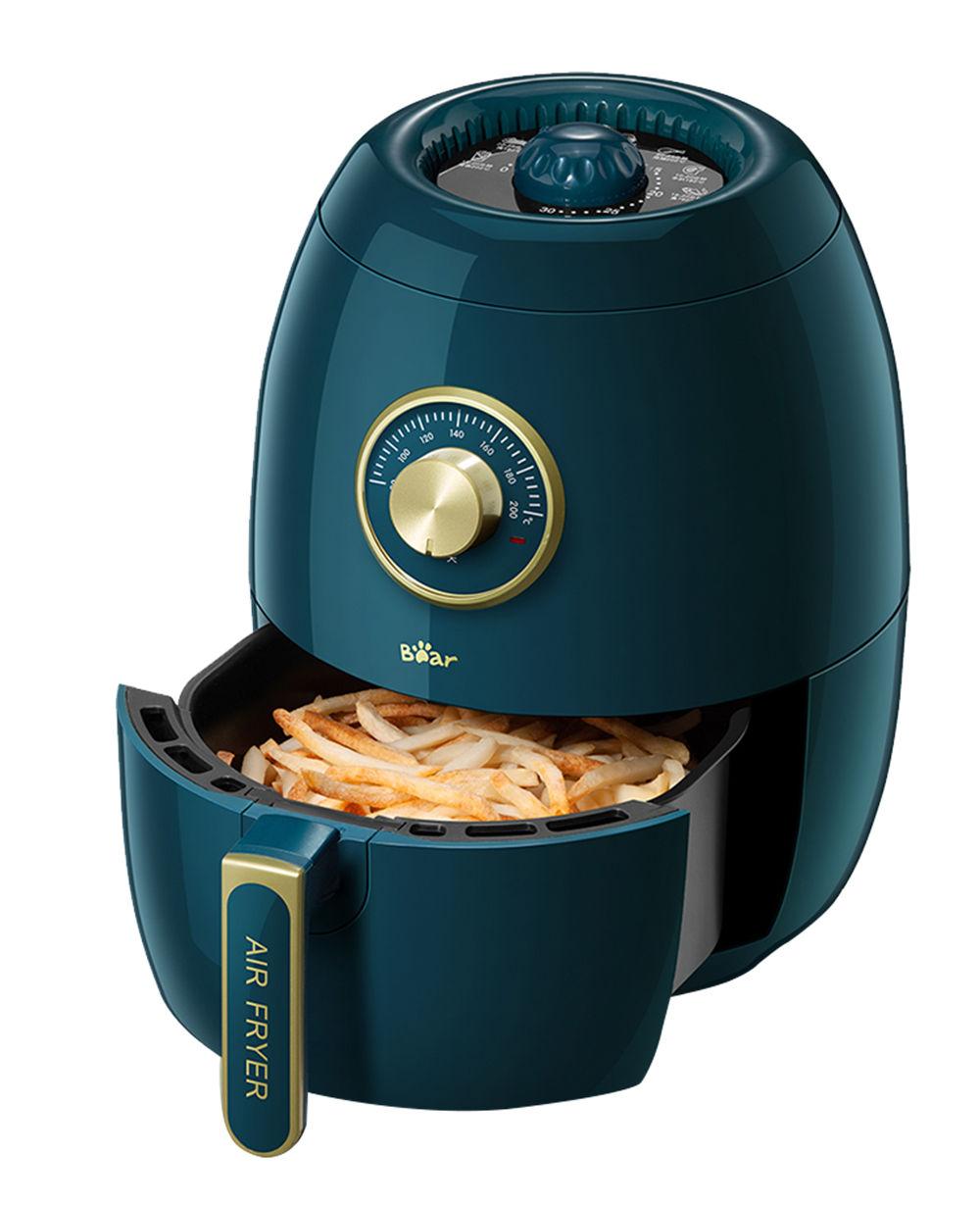 Bear 3L Air Fryer 1350W Electric Deep Fryers Adjustable Timing For Cake French Fries Cooker Oil Free Health Fryer