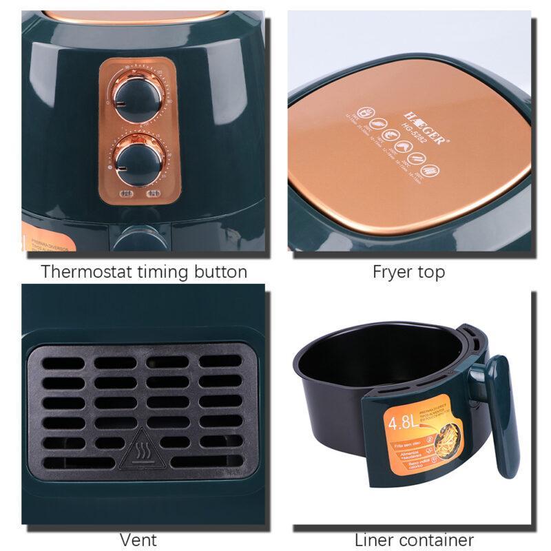 Air Fryer Oven Digital Electric Fryer Baking Toaster Multicooker Oil-Free Machine Easy Clean Kitchen Appliance - Image 3