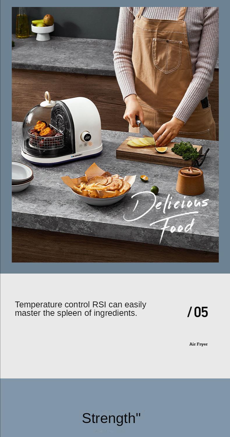 BLAUPUNKT air fryer home multi-functional large capacity new intelligent automatic oil-free electric fryer machine