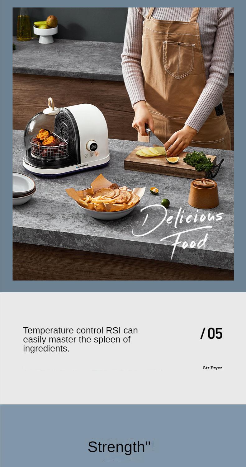 German LANBAO air fryer household multifunctional large capacity new intelligent automatic oil-free electric fryer