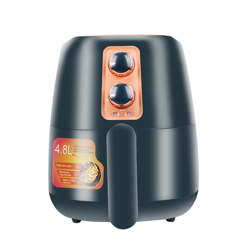 HAEGER Household Intelligent 4.8L Air Fryer Large Capacity Intelligent Smoke-free French Fries Electric Fryer Oil-Free EasyClean