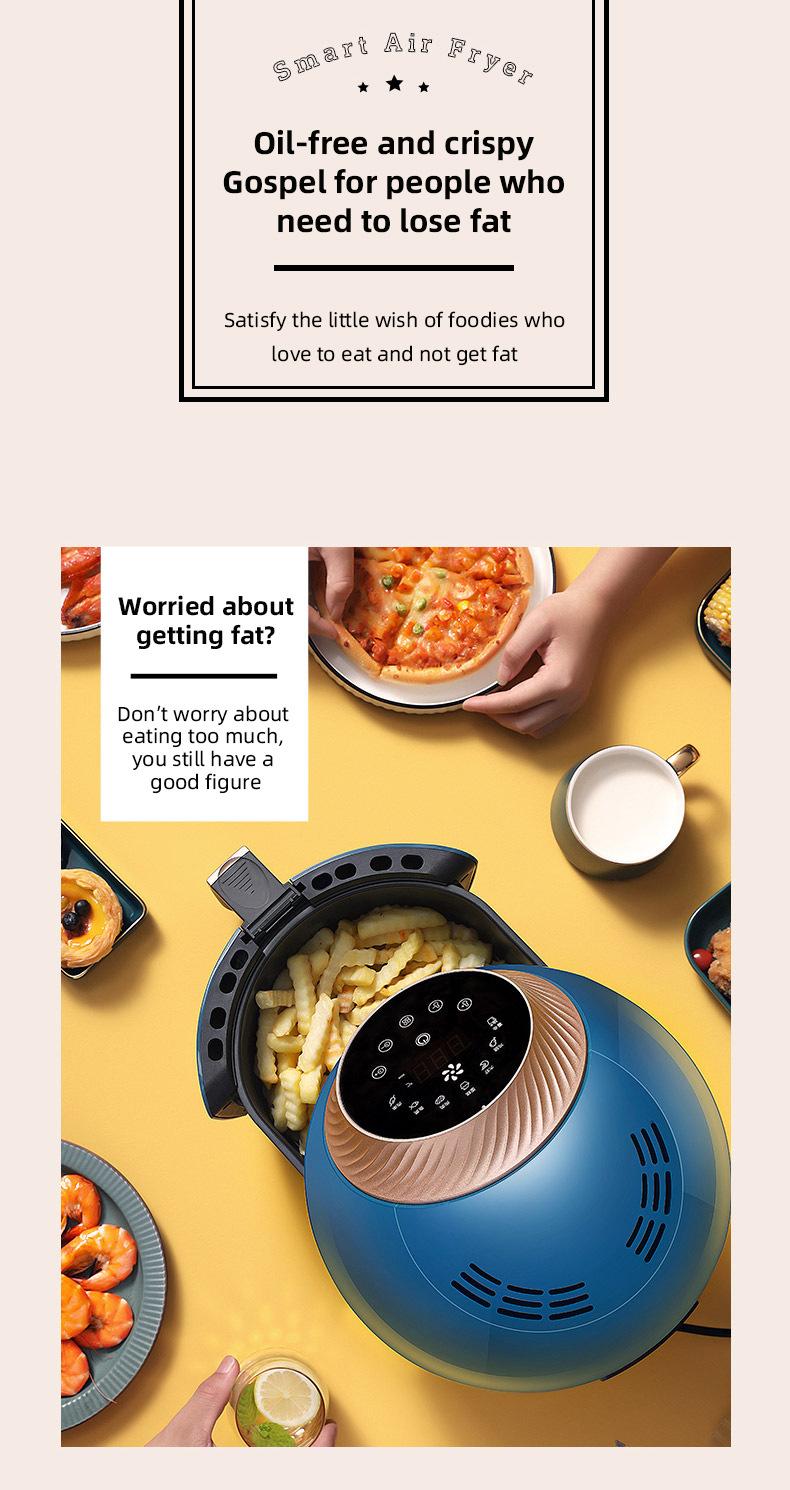Air Fryer Oil Free Oven Smart Control French Fries Fried Chicken Pizza air fryer accessories