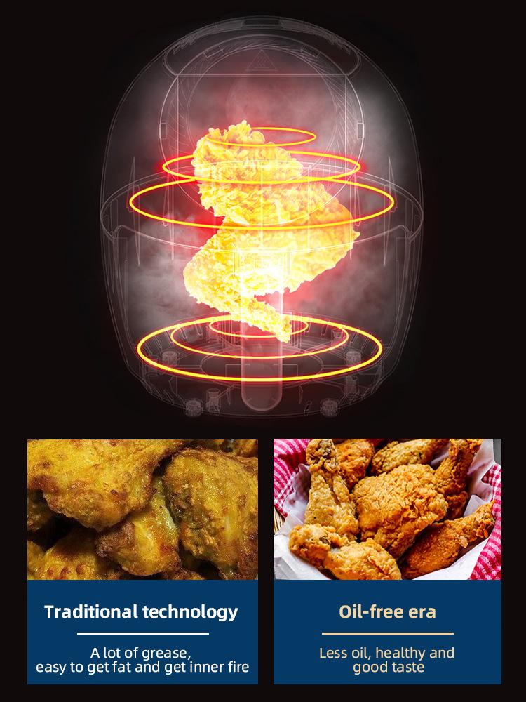 Air Fryer Oil Free Oven Smart Control French Fries Fried Chicken Pizza air fryer accessories