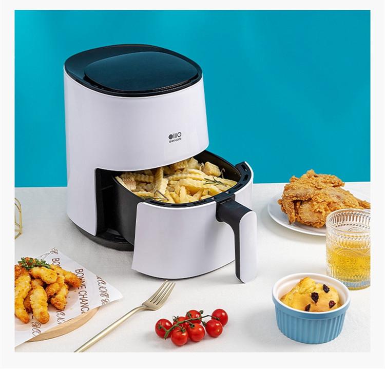 Air Fryer Oven Oil Xiaomi Youpin Electric Air Fryer Multifunction Air Fryer Oven Oil-Free LCD Touch 3L