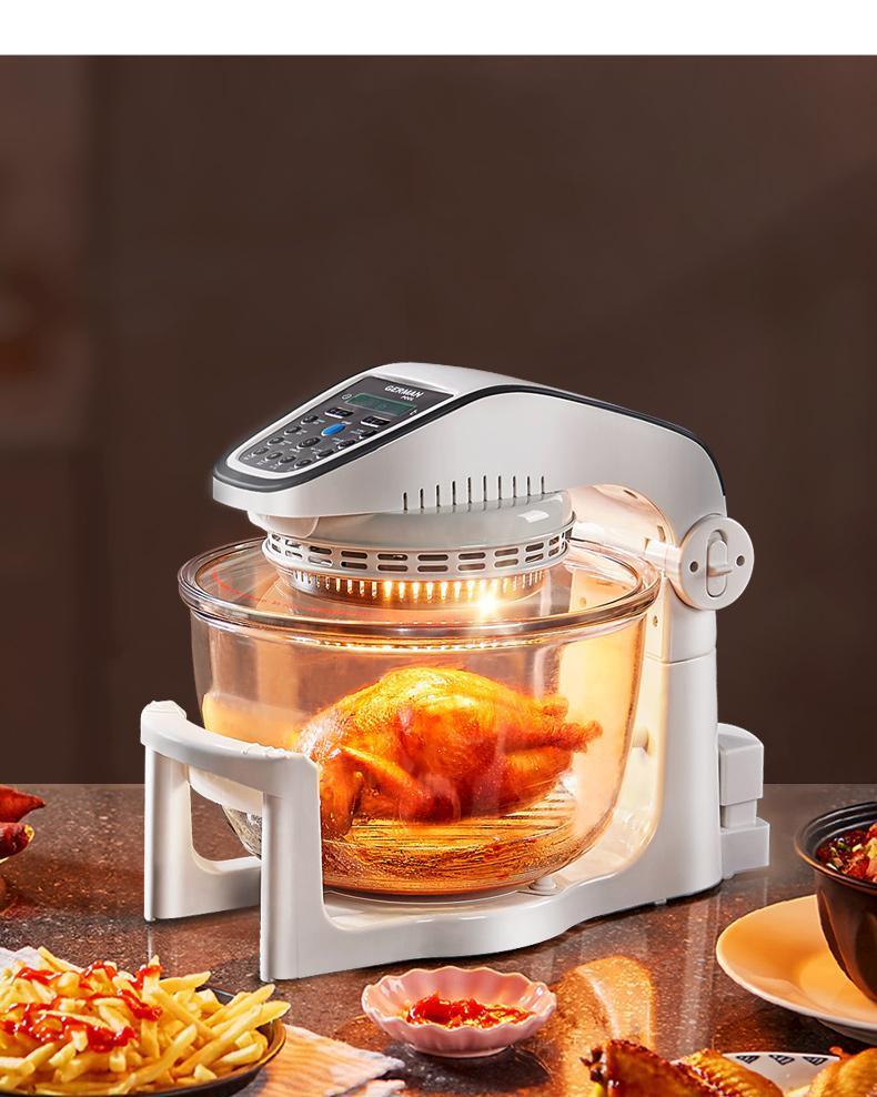 Electric Air Fryer Household Smoke-Free Fryer Oven Multifunction Convection Oven French Fries Machine Infrared Heating