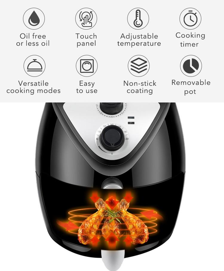 Multifunctional Healthy Air Fryer/Air Fryer/Chicken and Fish Oil-Free Air Fryer/Pizza Pan