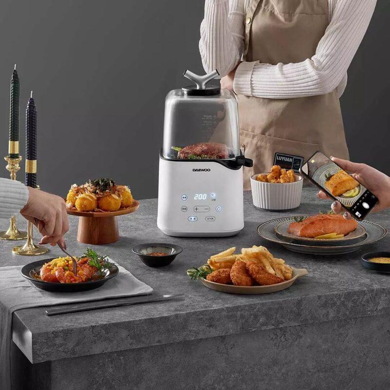 Multifunctional Air Fryer Without Oil Frying Pan Mini Toggles The Frying And Baking Function With One Key - Image 2