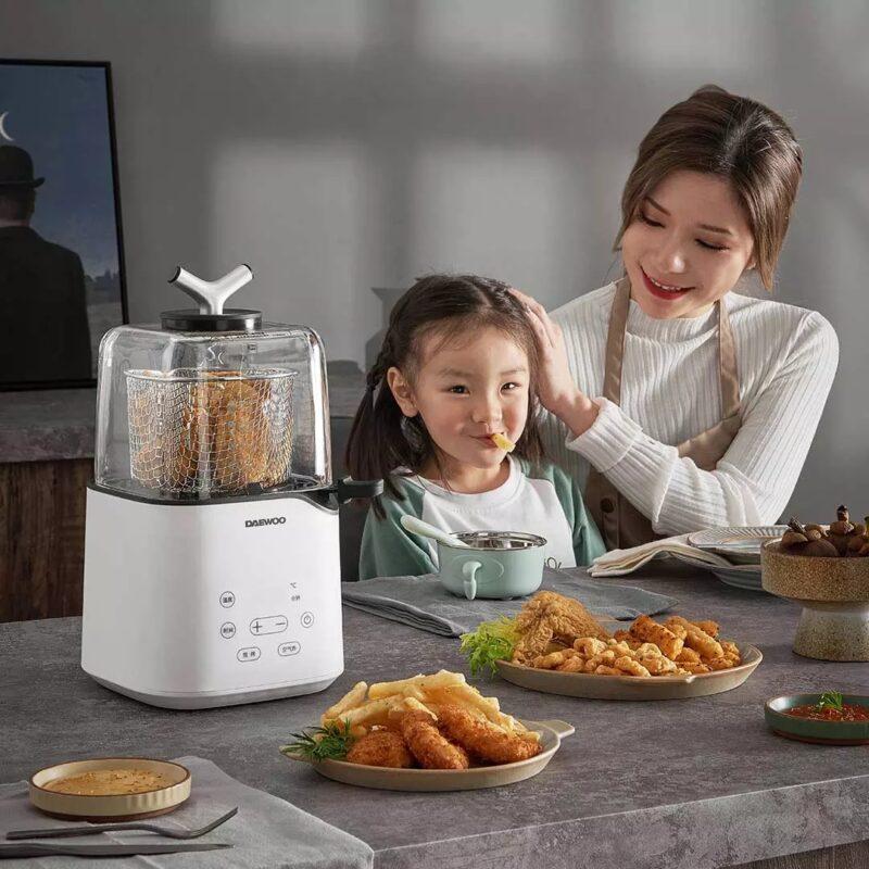 Multifunctional Air Fryer Without Oil Frying Pan Mini Toggles The Frying And Baking Function With One Key - Image 3