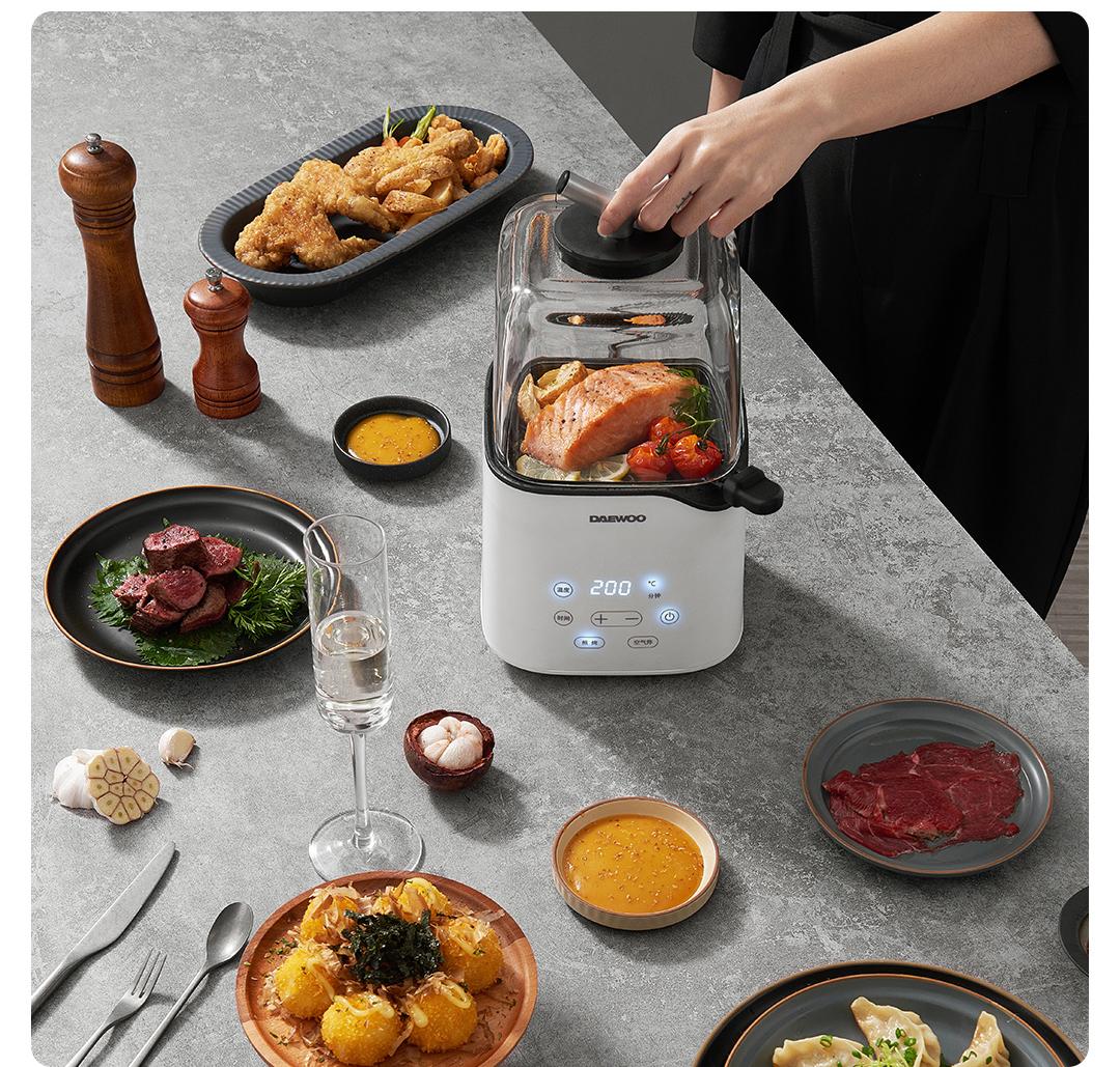 Xiaomi Youpin DAEWOO Multifunctional Air fryer K3 Without Oil Frying Pan Mini Toggles The Frying & Baking Function With One Key