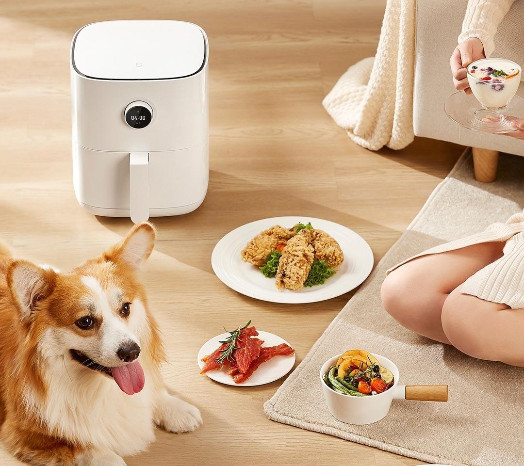 2022 Xiaomi Mijia Smart Air Fryer 3.5L Healthy Oil-free Multi-function, Food Processor, Support WIFI 24 Hours Appointment Timing