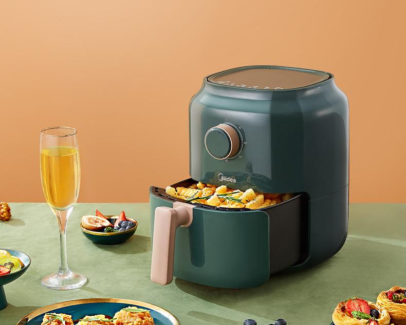 Hot Air Fryer 3L Split Design Multicooker 360° Heating Fryers Without Oil High Temperature Cycle Air Fryer Convection Oven