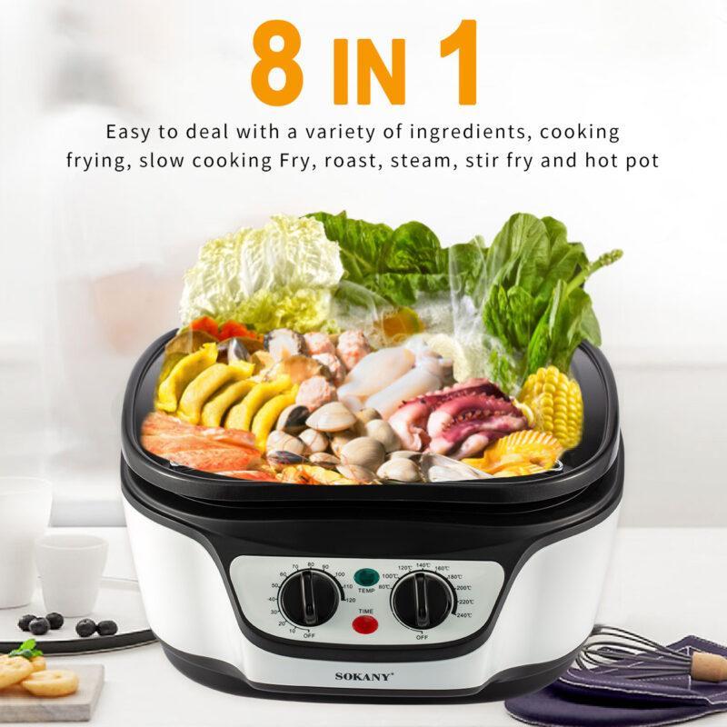 Multi-Functional Deep Air Fryer For Home Use Oil Free Deep Fryer Professional Baking Ovens