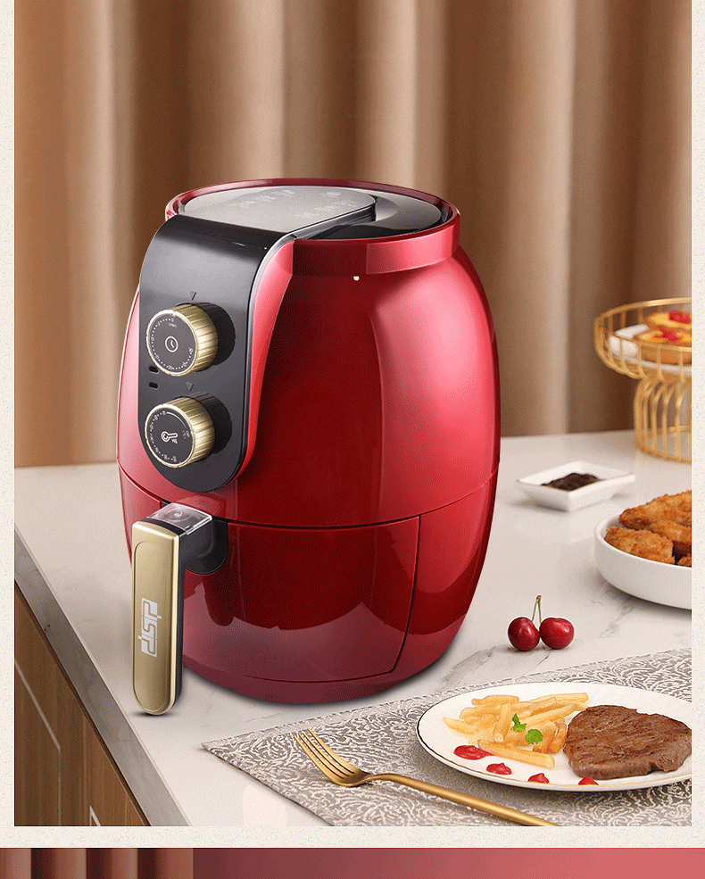 6L Air Fryer Intelligent Automatic Electric Multi-functional Oven No Smoke Oil Free Fryer Deep Fryers French Fries Machine