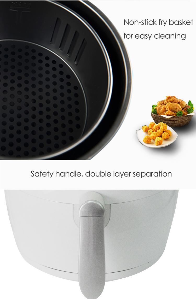 XEOLEO Air Fryer Electric fryer 2.6L Automatic Deep fryer Oil free Non-stick airfryer Intelligence homeuse touch Frying oven