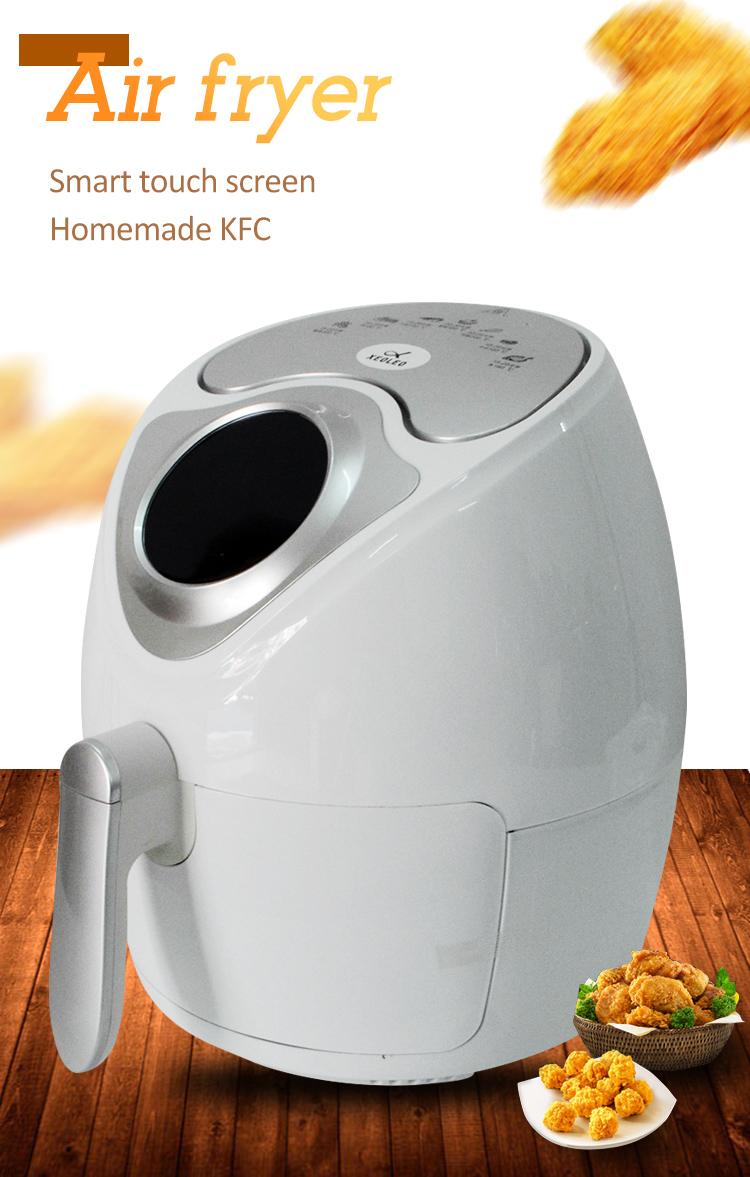 Air Fryer Electric Fryer 2.6L Automatic Deep Fryer Oil Free Non-stick Air fryer Intelligence Home-use Touch Frying Oven