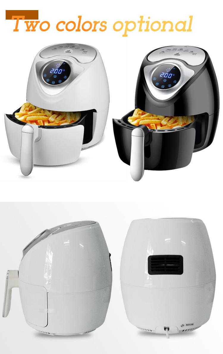 XEOLEO Air Fryer Electric fryer 2.6L Automatic Deep fryer Oil free Non-stick airfryer Intelligence homeuse touch Frying oven