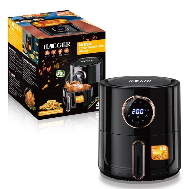 Large-Capacity Air Fryer Multi-Function Oil-Free Fryer Digital Control Touch Screen  Electric Fryer Fries Machine - Image 2