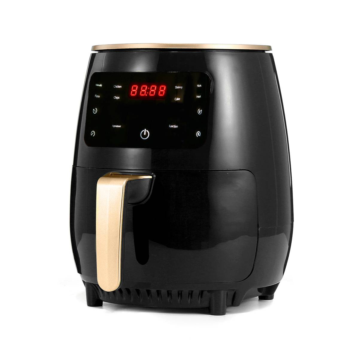 4.5L Smart Air Fryer Oven Electric Deep Fryer Without Oil Home Toaster Rotisserie Dehydrator LED Touch French Fries Machine