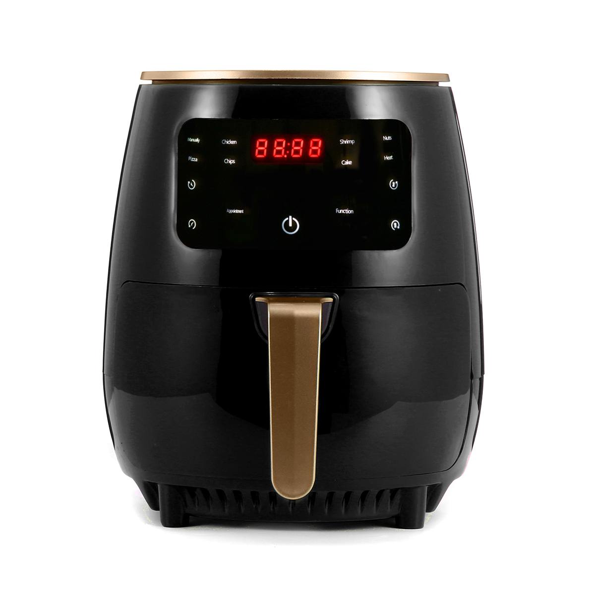 4.5L Smart Air Fryer Oven Electric Deep Fryer Without Oil Home Toaster Rotisserie Dehydrator LED Touch French Fries Machine