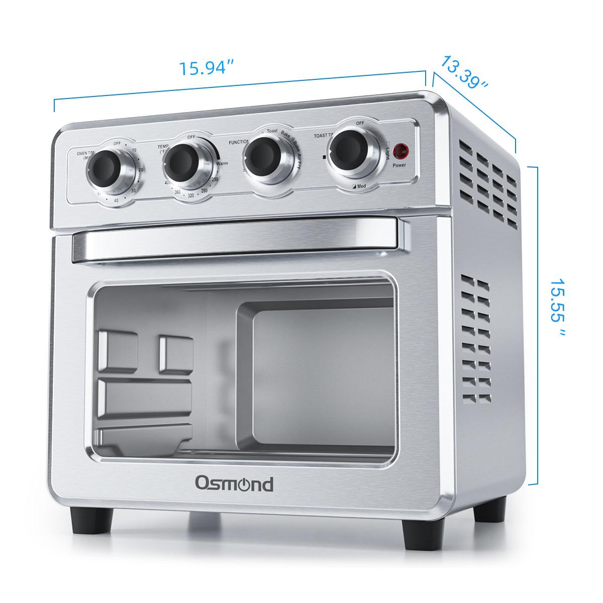 OSMOND New 1700W 7 In 1 Multi-function Air Oven 21L/22QT Healthy Cooking Electric Air Fryer Oven LED Rotation Button Air Fryer