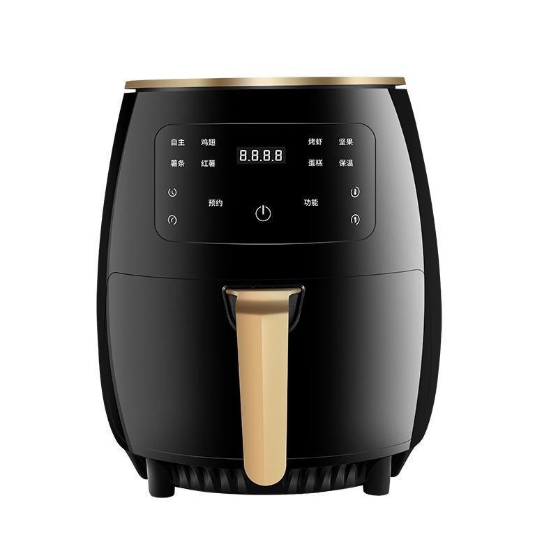 1400W 4.5L Air Fryer Oil-free Healthy Fryer Cookware Multifunctional Smart Touch LCD Fryer French Fries Pizza