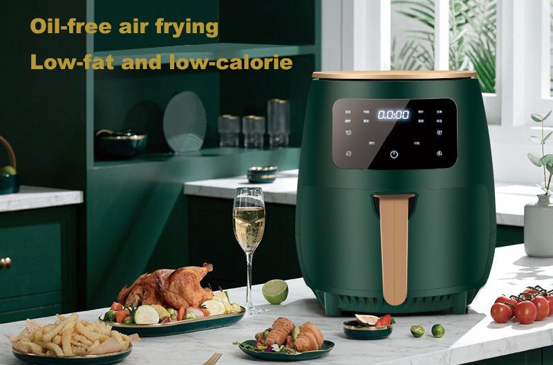 110V/220V Oil-Free Fryer Oven Smokeless Electric Deep Frying Pot Fried Chicken Toaster No Oil Pizze French Fries Grill Cooker