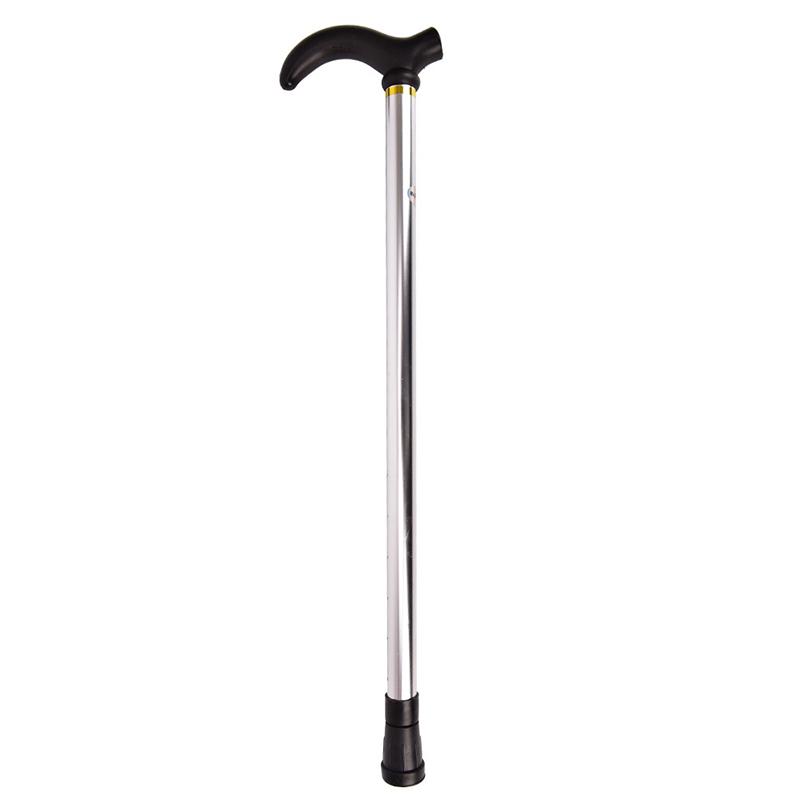 Aluminum Alloy Retractable Walking Stick 2 Section Telescopic Adjustable Height Cane Anti-skid Walking Stick for Old People