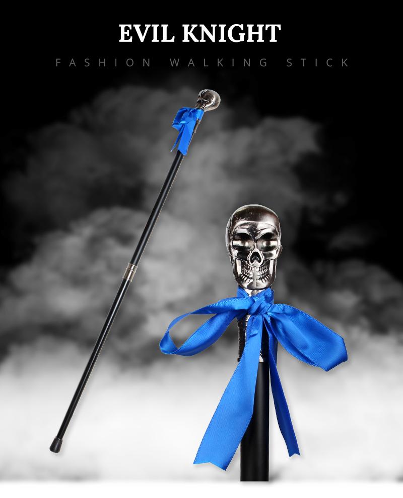 Skull-Head Steampun Walking Canes For Men Fashion Decorative Walking Stick Gentleman Luxury Elegant Hand Cane Knob Walking Stick