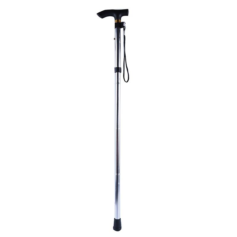 Walking Stick Hiking Trekking Poles Trail Ultralight 4 Section Adjustable Canes Aluminum Alloy Folding Walking Sticks