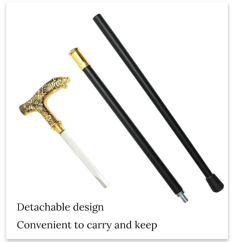 2021 Vintage Elegant Knob Cane walking stick cane for self defense party sticks luxury walking rod cane with sword blade insidee