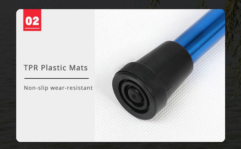Telescopic Trekking Sticks Collapsible Cane Folding Trusty Walking Hiking Running Canes Trekking Poles for Elder Parents Stick
