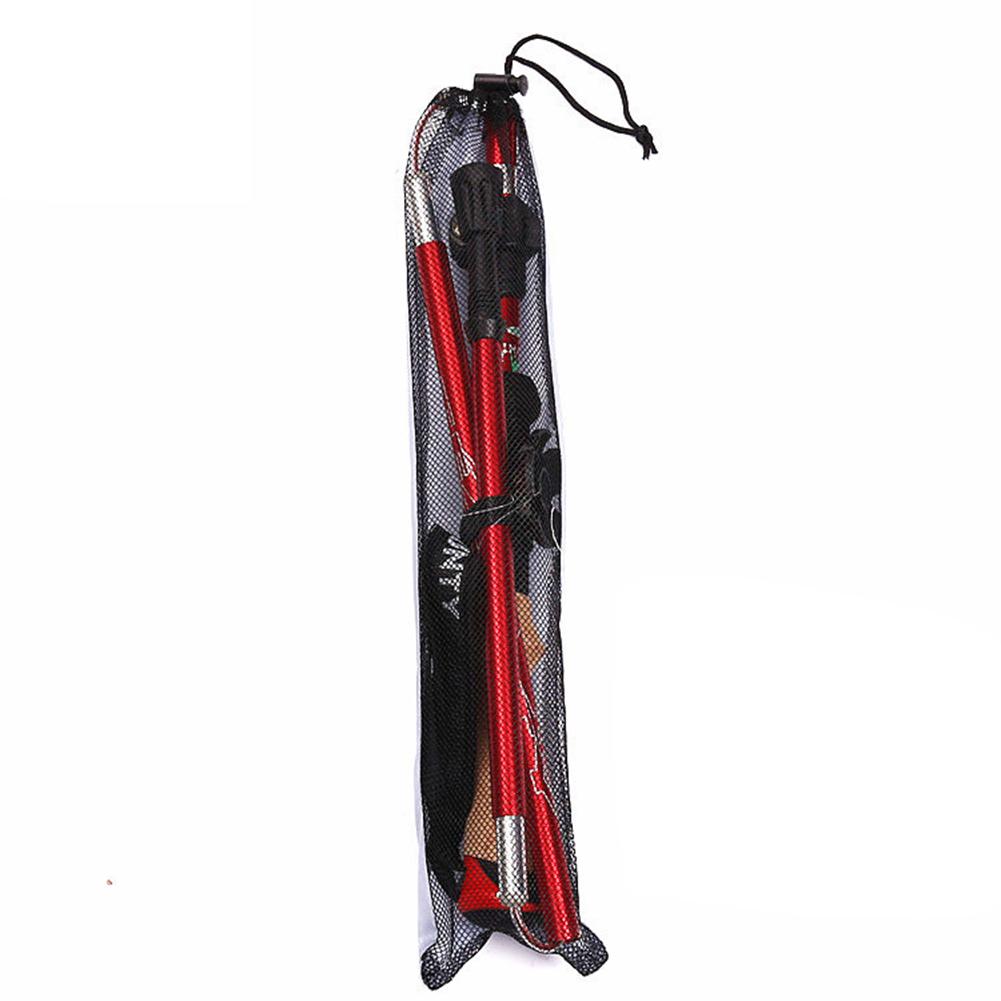 Hiking Walking Sticks Telescopic Alloy Stick Carbon Fiber Trekking Pole Folding Lightweight Trekking Alpenstock Hiking Cane