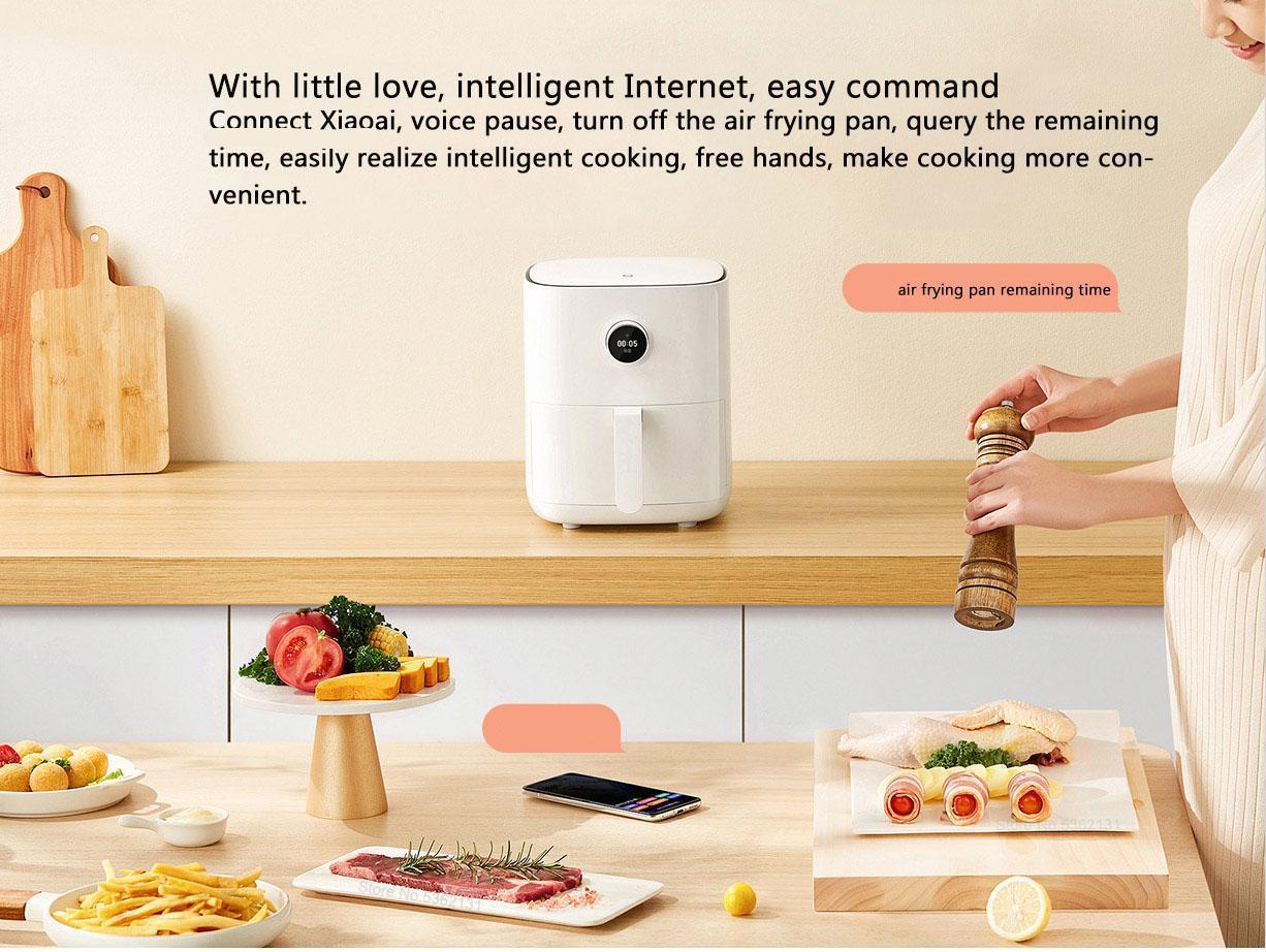 Xiaomi Mijia MAF01 Intelligent Air Fryer 3.5L Smart Air Fryer Oven Without Oil for Baking Roasting Dehydrating Support Mijia App