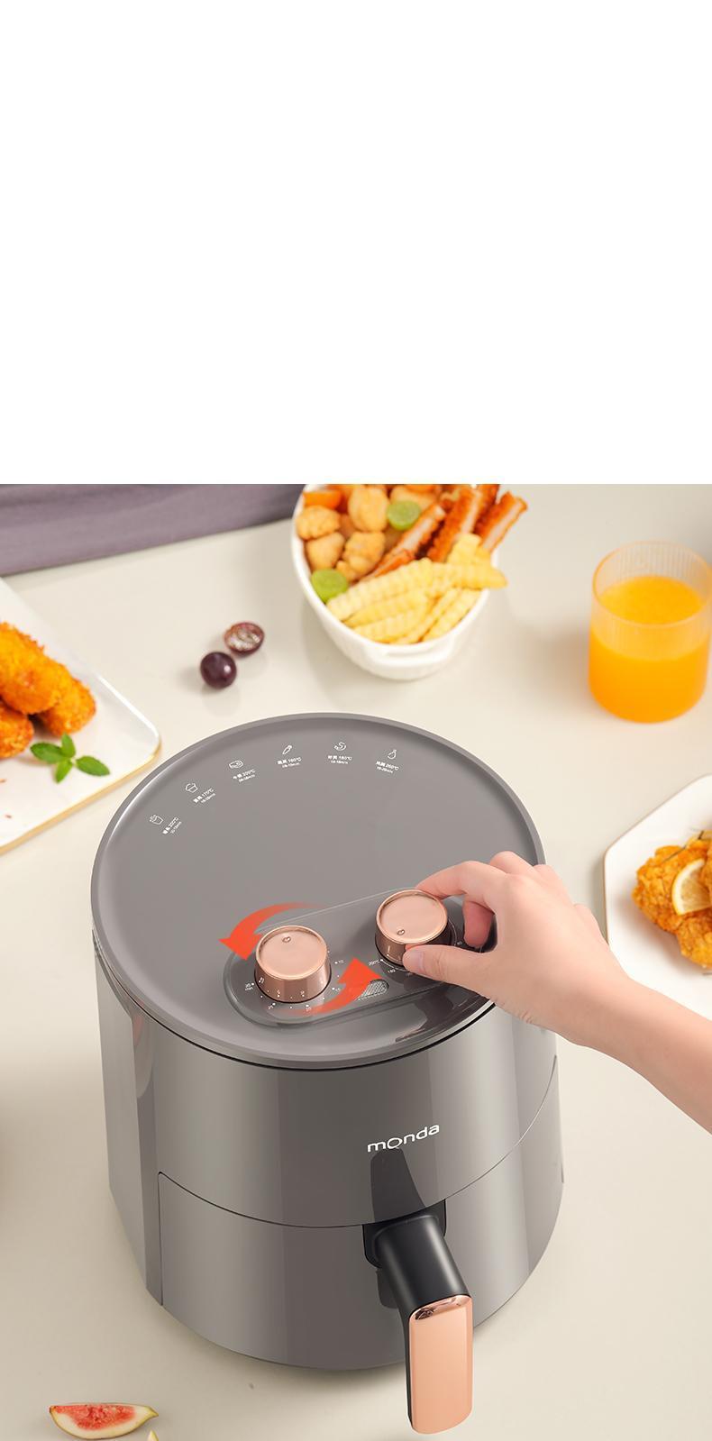 4.5L Fritadeira Eletrica Air Fryer Dehydrator Cooker Hot Large Capacity Chicken Frying Machine