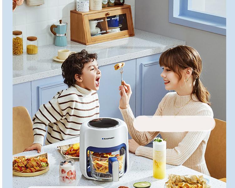 Blaupunkt Air Fryer Oil Visual Intelligence Non-fat Electric Oil-free and Low-fat Cooking Appliances Kitchen Home