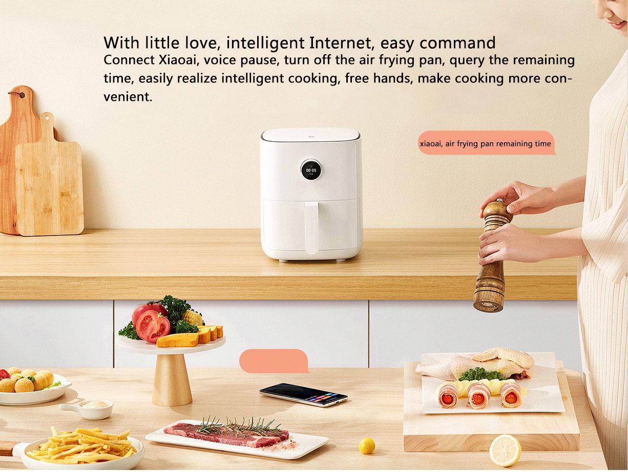 Xiaomi Mijia Smart Air Fryer 3.5 L Without Oil Home Multifunctional Automatic French fries Machine with Mijia App Control