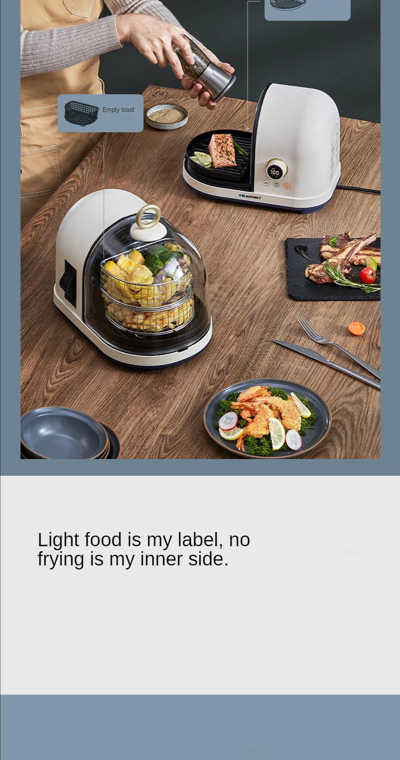 German LANBAO air fryer household multifunctional large capacity new intelligent automatic oil-free electric fryer