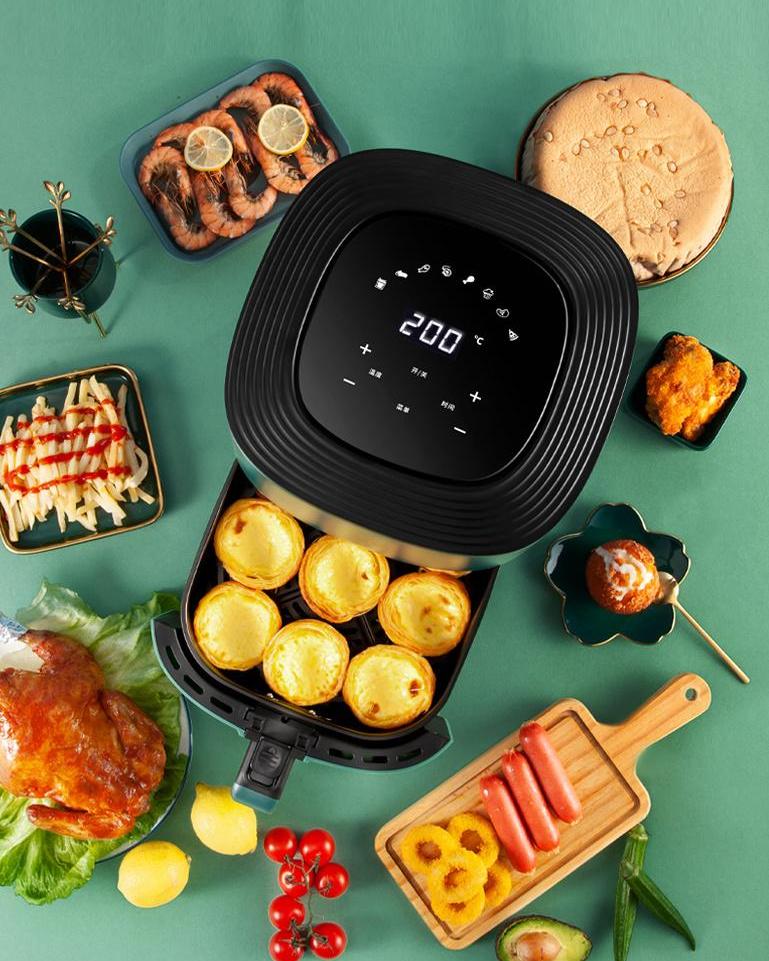 Nanjiren Air Fryer Automatic Multifunctional Oil-free Low-fat Air Fryer 6L Intelligent Reservation Full Touch Screen