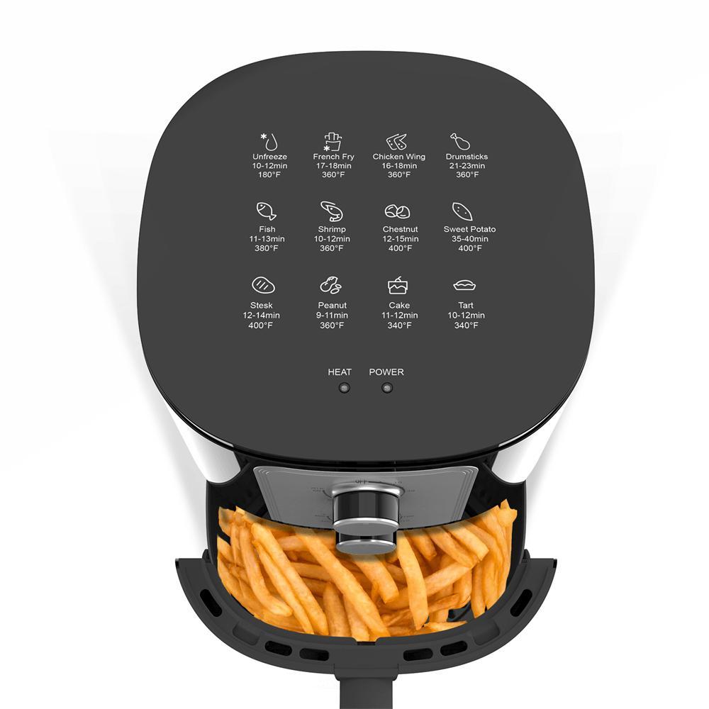 WETIE AF31 4QT 1400W Air Fryers 5-in-1 Less Oil Airfryer Double Knob Supports Cooker Over Heat Protection Digital Electric Fryer