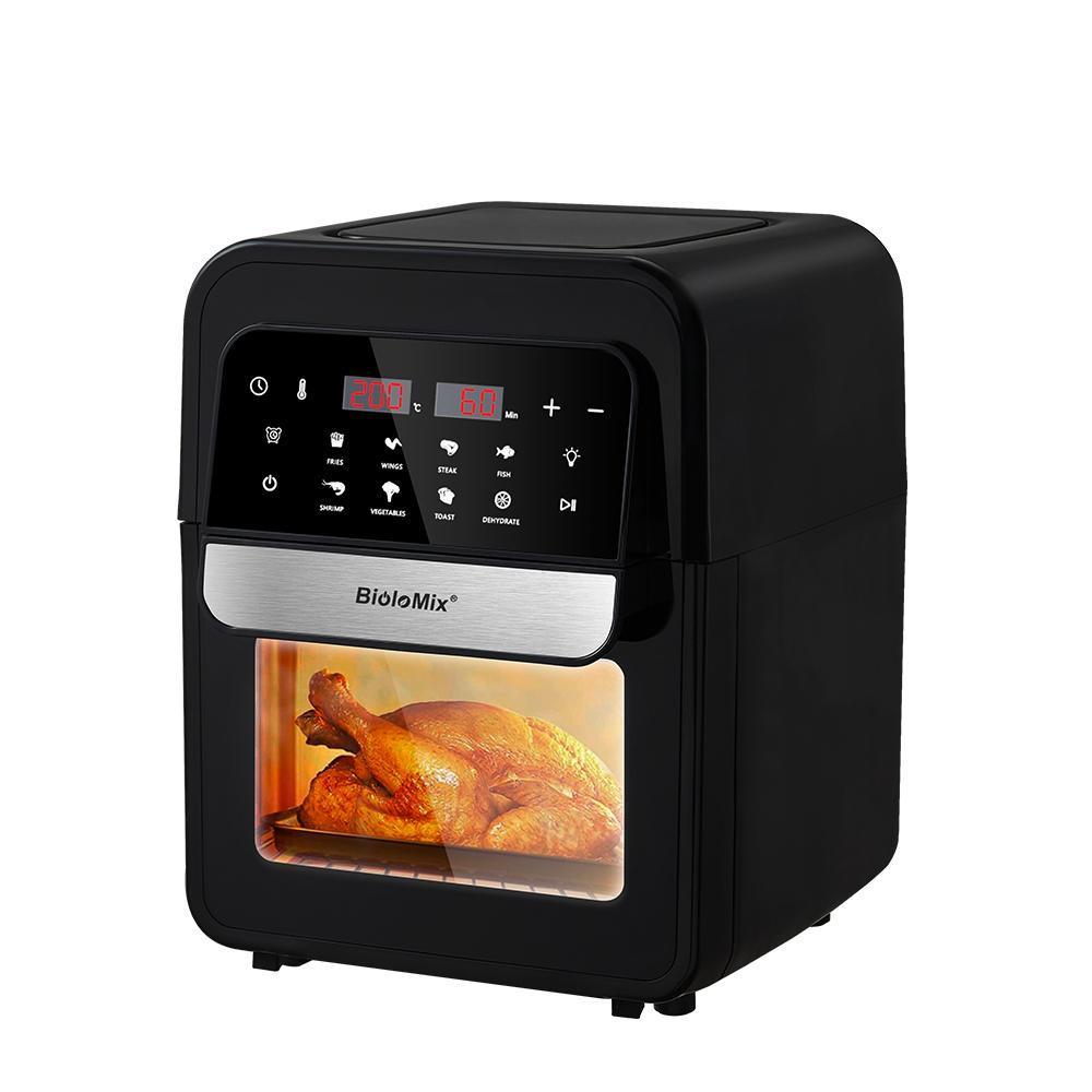 BioloMix Multifunctional 7L Air Fryer without oil electric oven, Dehydrator, Convection Oven, Touch Screen Presets Fry, Roast &