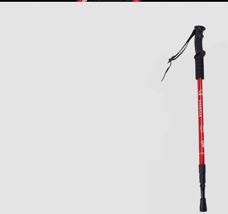 Anti Shock Trekking Pole Ultralight Walking Sticks Adjustable Hiking Canes Telescopic Crutch for Nordic walking sticks