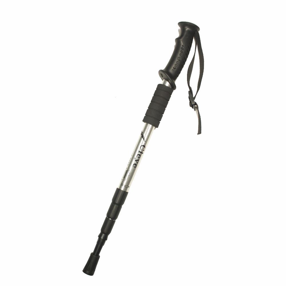 2Pcs/pair Outdoor Hiking Anti Shock Walking Sticks Telescopic Trekking Climbing Poles Ultralight Led Walking Canes Hiking Poles