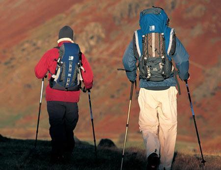 VILEAD 2 pcs 50-105cm Nordic Walking Stick Aluminum Alloy Adjustable Ultralight Outdoor Portable Travel Hiking Trekking Poles