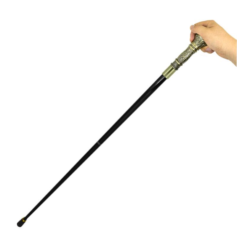 Elegant Walking Cane Fashion Men Ball Handle Canes Vintage Metal Crutch Gentle Man Canes Hand Crutch Sticks Men 91cm - Image 2