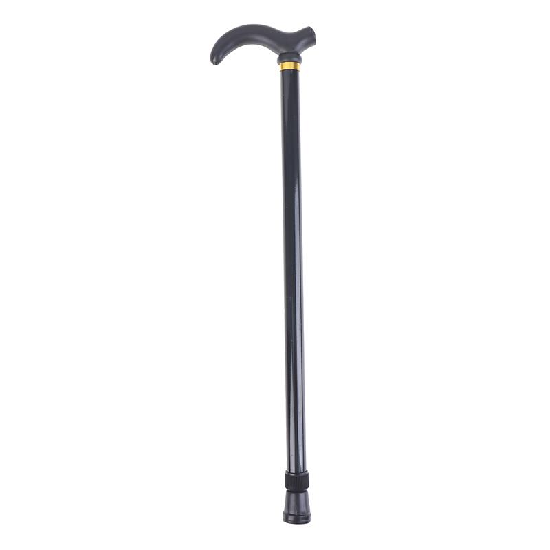 Adjustable Walking Stick 2 Section Stable Anti-Skid Crutch Old Man Hiking Cane